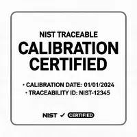 NIST traceability badge